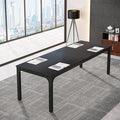 Tribesigns 6.5FT Conference Table, 78.7 Inche Rectangle Meeting Seminar Table, Large Business Tables for 6-8 People (Only Table)