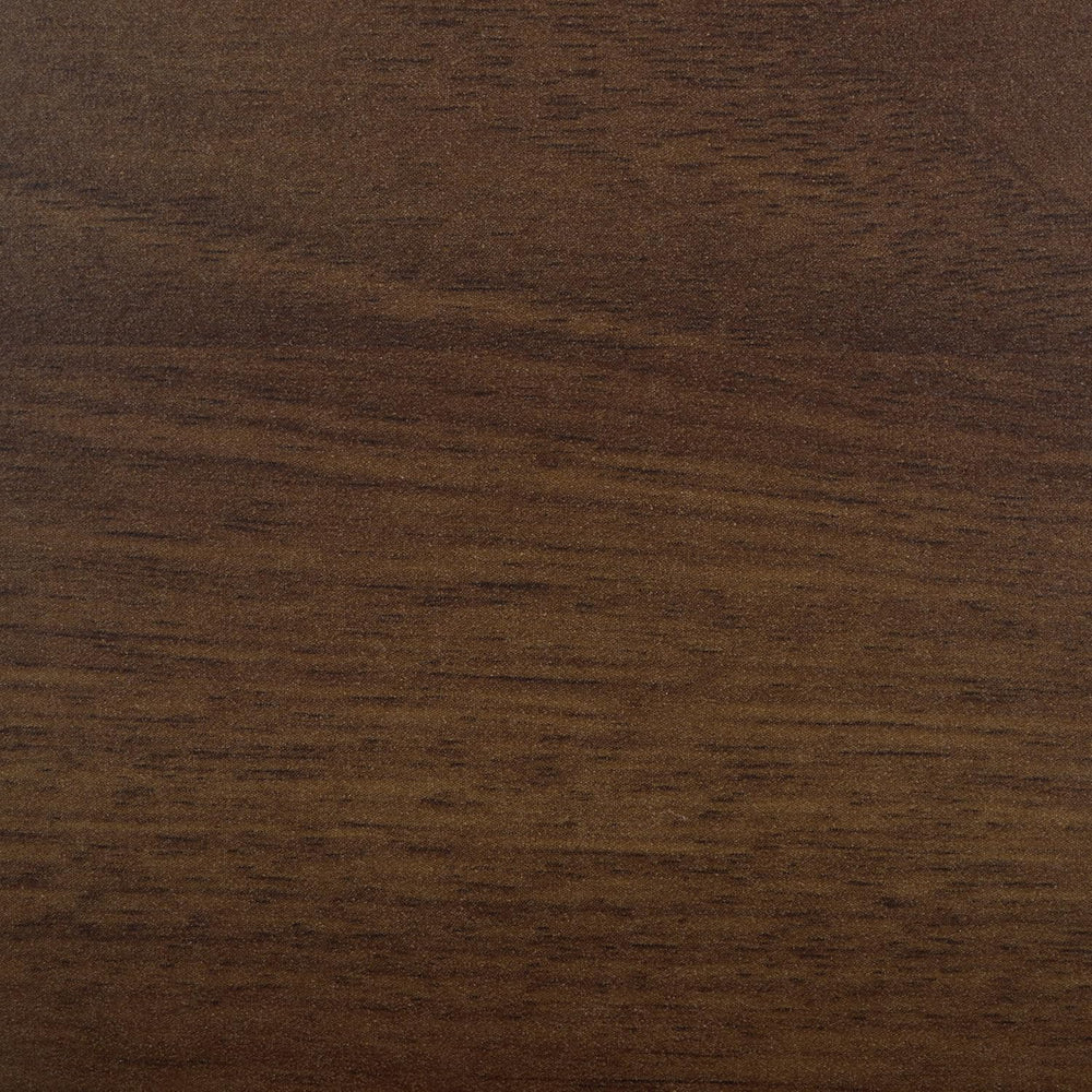 SAFAVIEH Furniture - Acres Accent Table - Walnut Wood & Glass Top - 2 She...