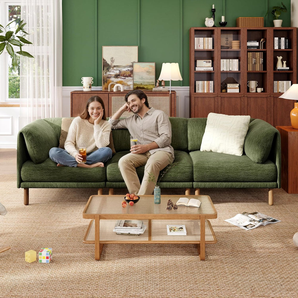 Cloud Sectional Couches for Living Room,Modular Sectional Sofa,Green | Extra ...