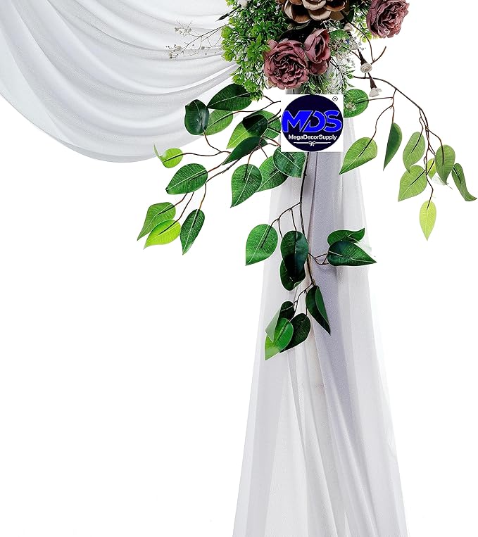 MDS Halloween Chiffon Draping Fabric - 2 Panel, 30" Wide x 40ft Long - S...