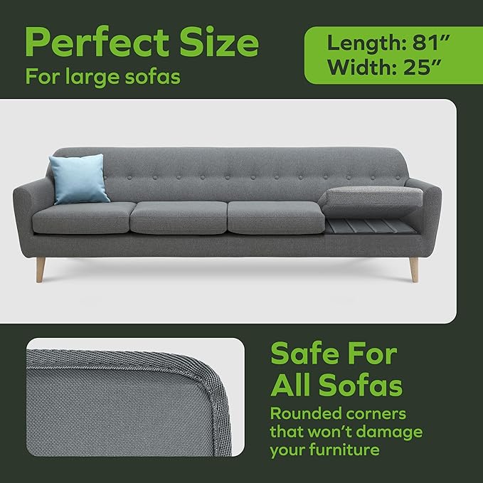 BEN'SHOME® Deep Couch Cushion Support for fix Sagging Seats - Heavy Duty Solid .5" Wood Sofa Support Board | Adjustable 68"-81" x 25" Under Cushion Insert | Non-Slip Furniture Saver | 400 LB Capacity
