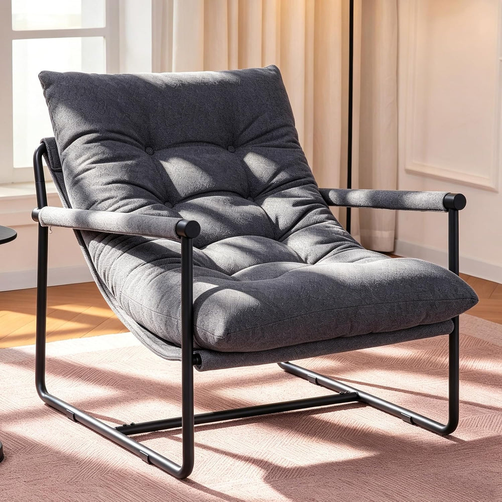 Accent Chair, Comfy Living Room Chair with Soft Cushion, Upholstered Armchair...