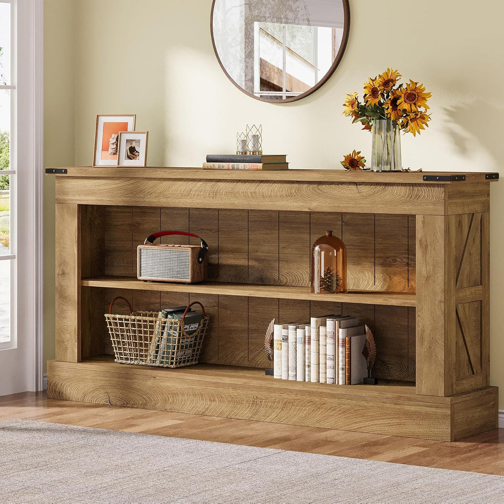 Tribesigns 63-Inch Long Console Table for Entryway, Narrow Long Entry Table w...
