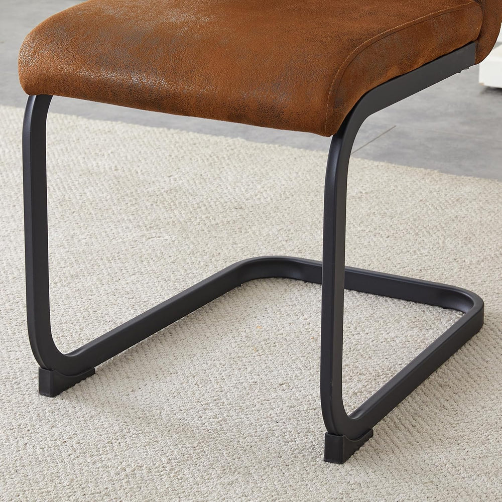 Baysitone Modern Dining Chairs Set of 6, Side Dining Room Chairs, High Back K...
