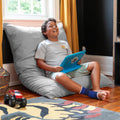 Jaxx 3.5 Ft Pillow Saxx Kids Bean Bag, Platinum