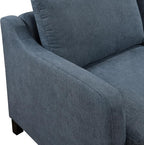 ERYE Modern 3-in-1 Sofa Loveseat Convertible Sleeper Sofabed, Queen Size Upholstered Love Seat Sofa Soft Cushion Daybed with Pull Out Sleeper Couch Bed for Living Room Home Apartment RV