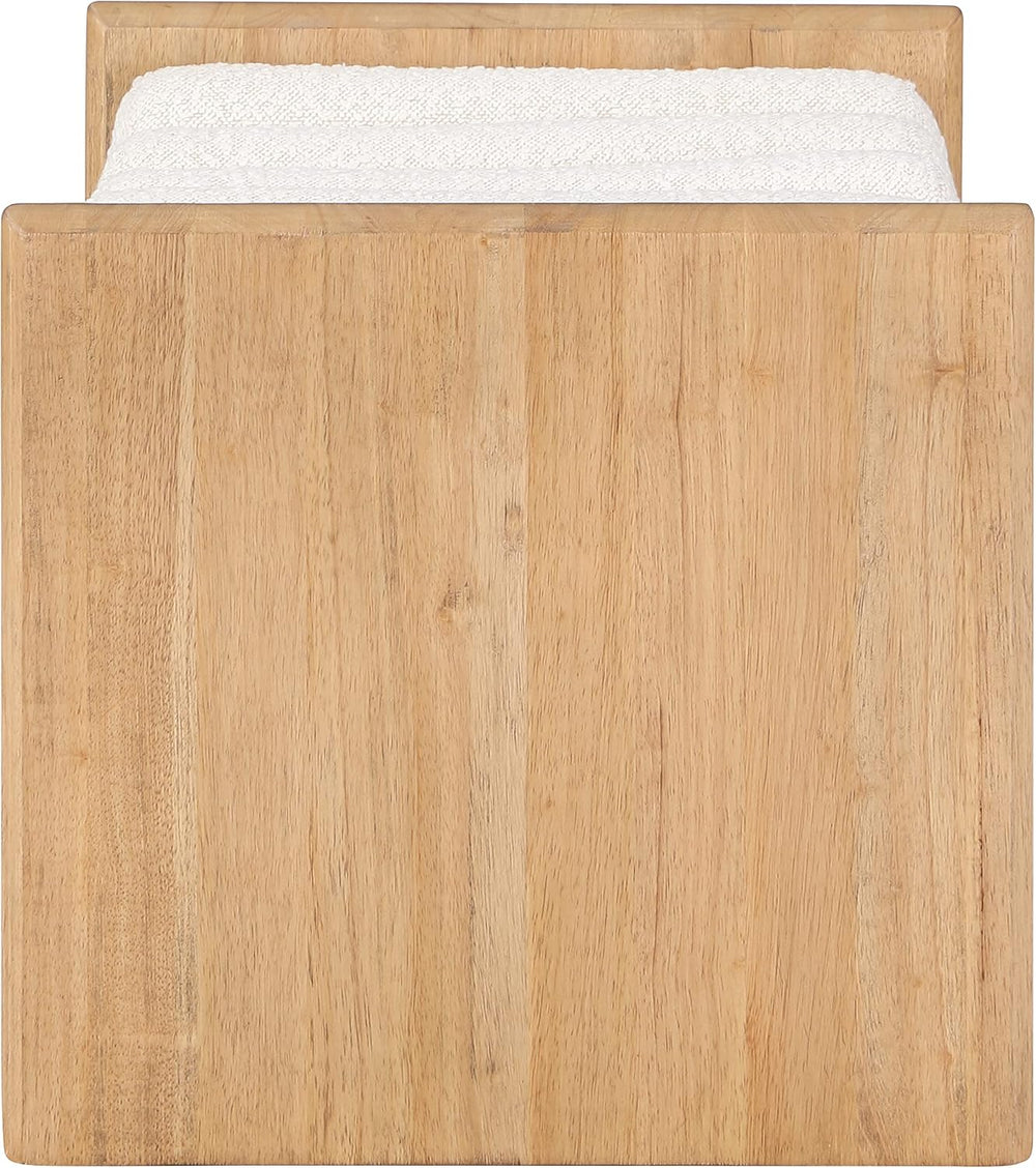 Meridian Furniture Waverly Cream Bench