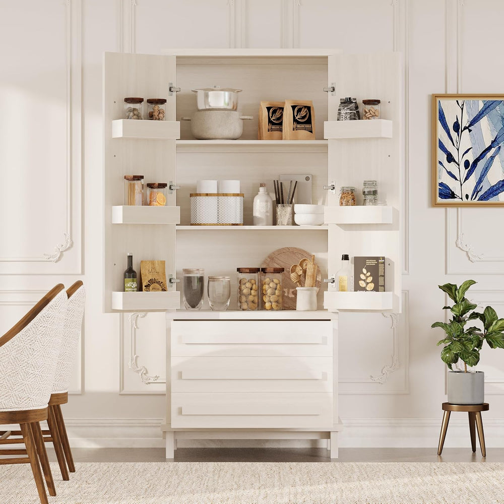 Christopher Knight Home Chenny 70''H Wooden Kitchen Pantry Cabinet, S...