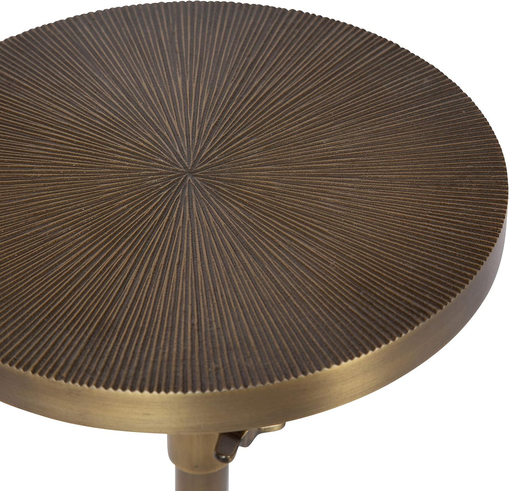 Kate and Laurel Engles Traditional Adjustable-Height Pedestal Drink Table; 10...