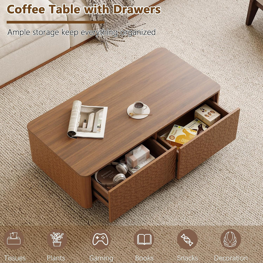 3 Piece Coffee Table Set, Coffee and End Tables Set, Rectangular Coffee Table...