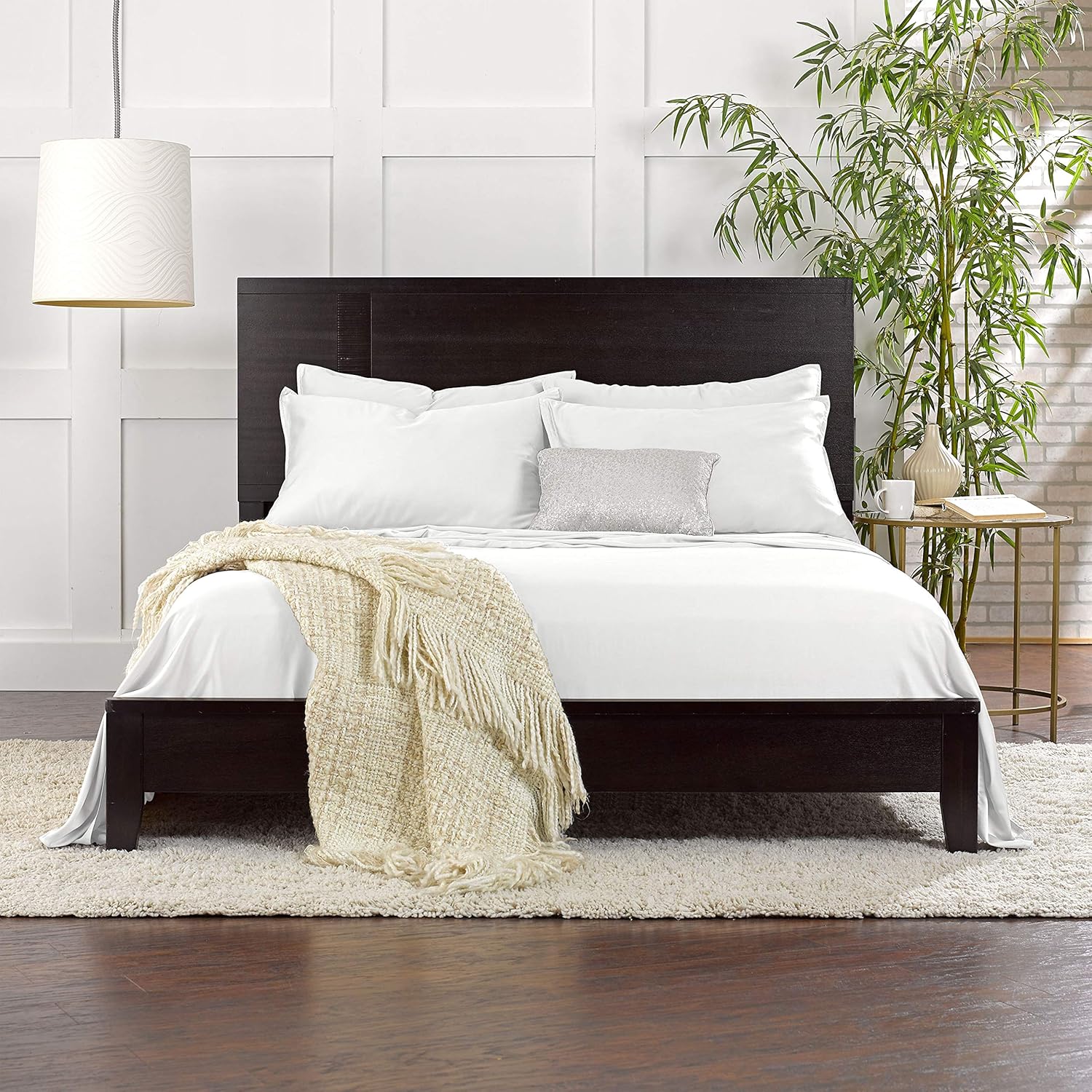 King Pillowcases by Pure Bamboo - Genuine 100% Organic Viscose Derived from Bamboo, Luxuriously Soft & Cooling, Double Stitching, Envelope Closure (2 King Pillowcases, White)