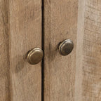 Sauder Anda Norr Display Cabinet/ Pantry cabinets, Lintel Oak finish
