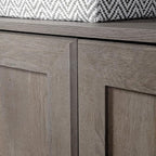 Sauder Select Book Shelf, Bookshelf with Storage, Library Bookcase with Doors and Adjustable Shelves, in Mystic Oak