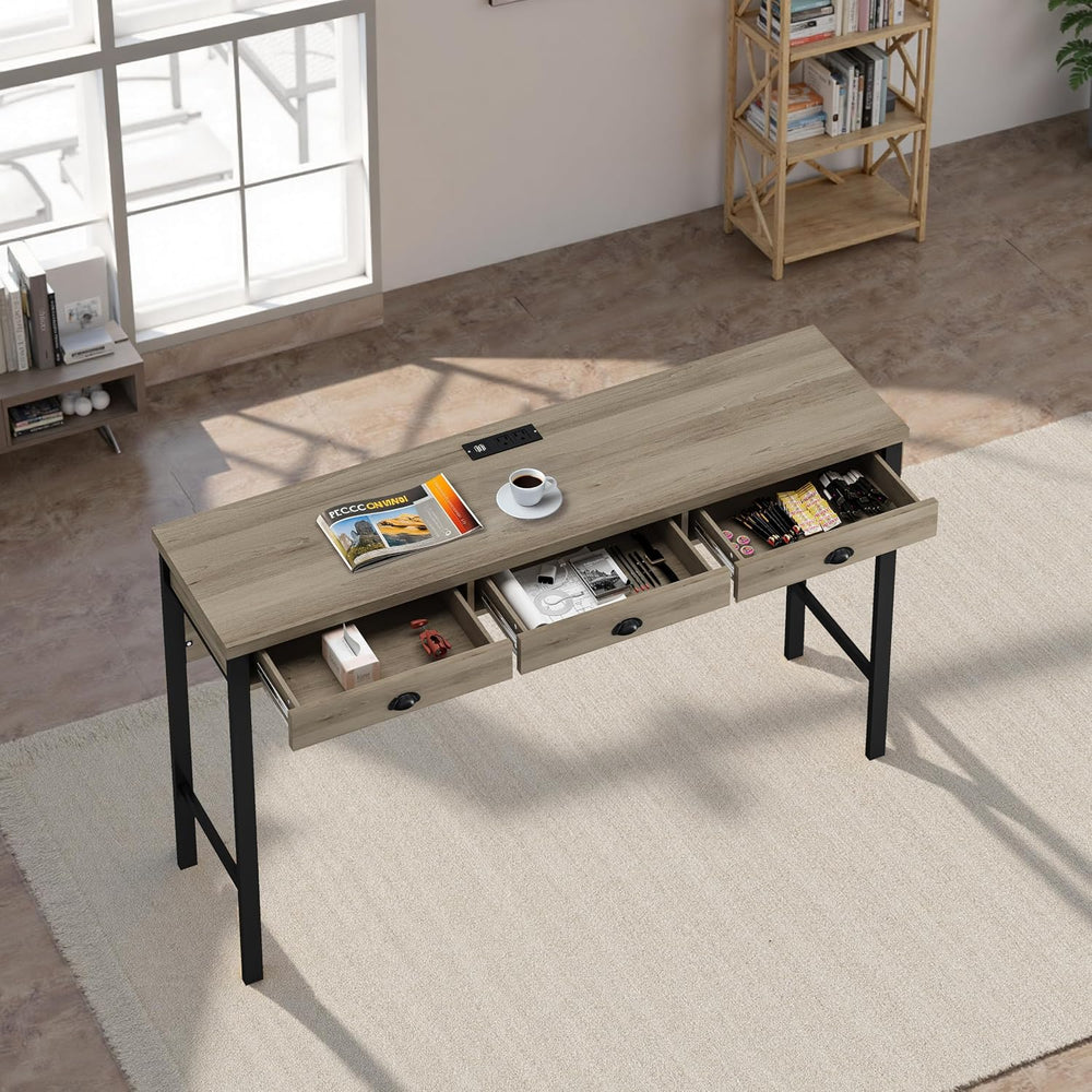Bar Table and Chairs Set, 60.24” Long Pub Tables with 3 Stools, High Top Tabl...