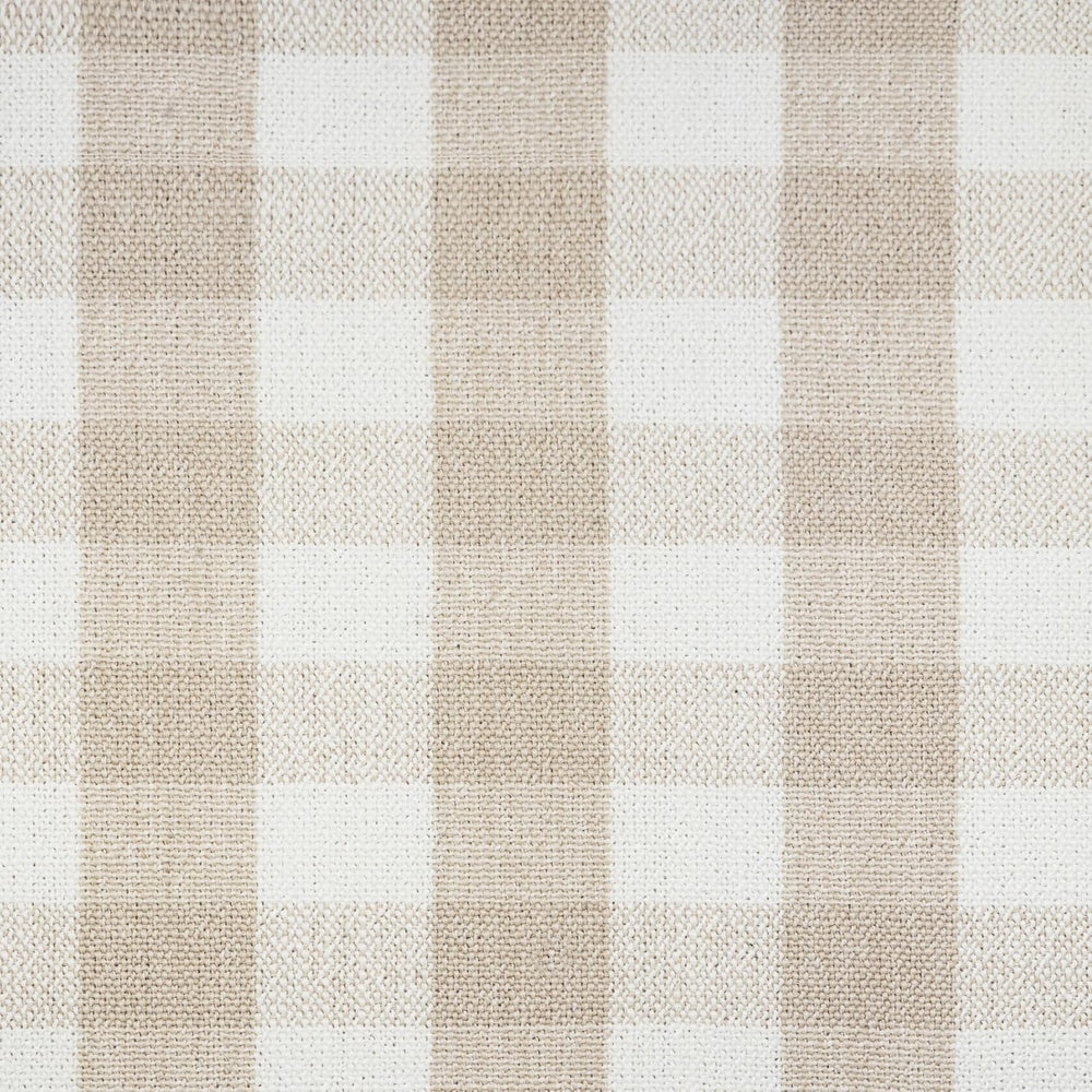 Namesake Crawford Gliding Ottoman in Tan Gingham, Greenguard Gold & Certi...