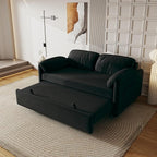 ERYE 3 in 1 Loveseat Sofa Convertible Sleeper Sofabed,Functional Recliner Daybed Love Seat Sofa&Couch W/Pull Out Couch Bed, Reclining Backrest and Pillows Armrests for Office Apartment RV Living Room