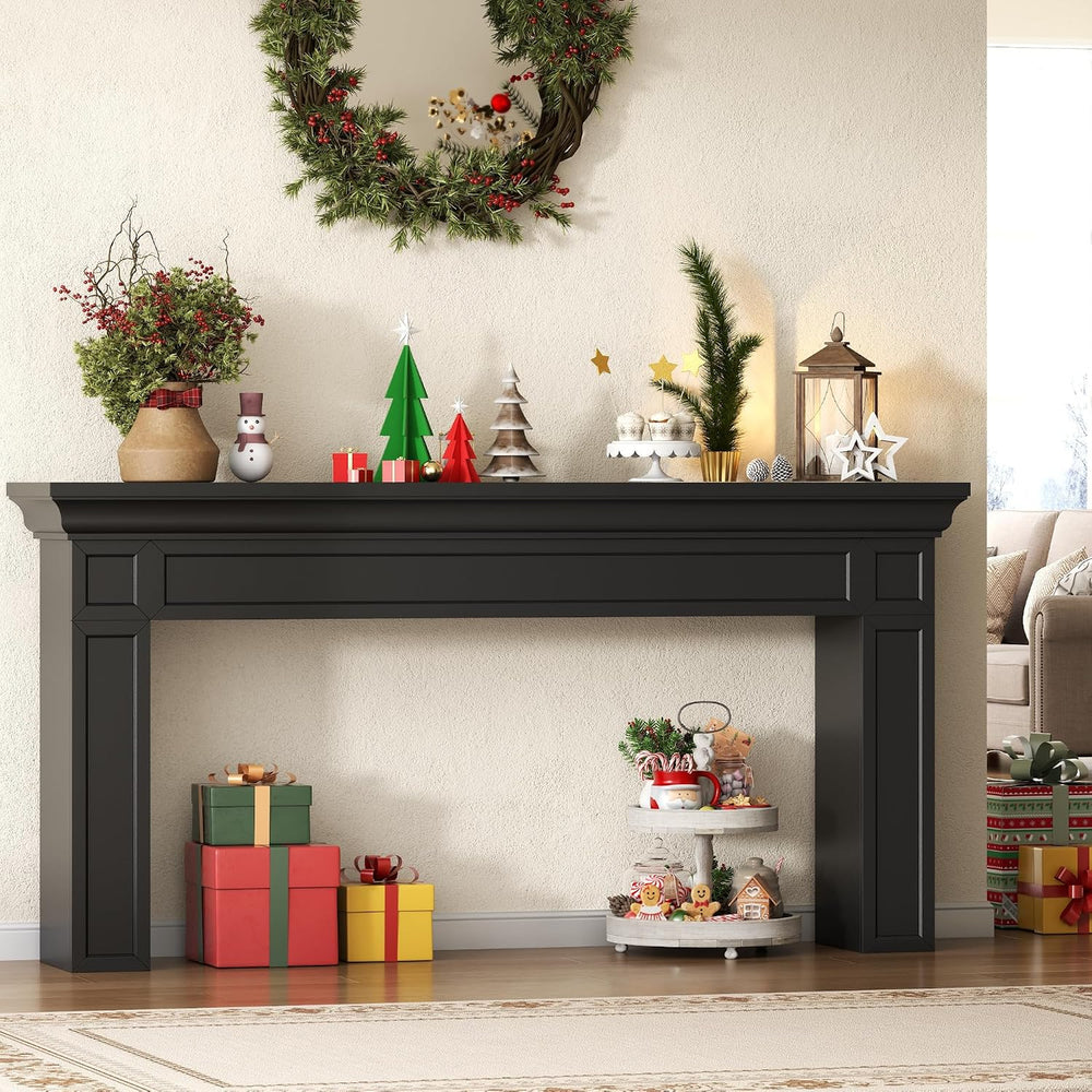 Loomie 63" Long Console Tables for Entryway, Modern Rectangular Sofa Tab...