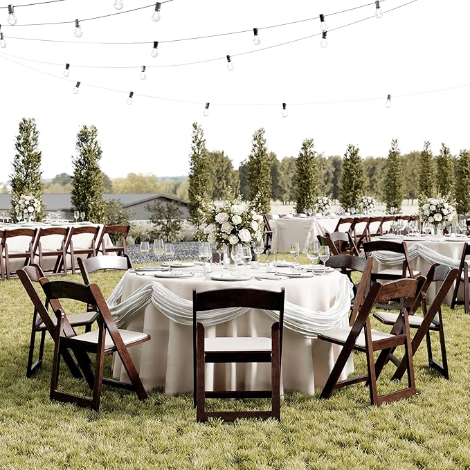 Flash Furniture Hercules Commercial Indoor/Outdoor Folding Event Chair, Wood ...