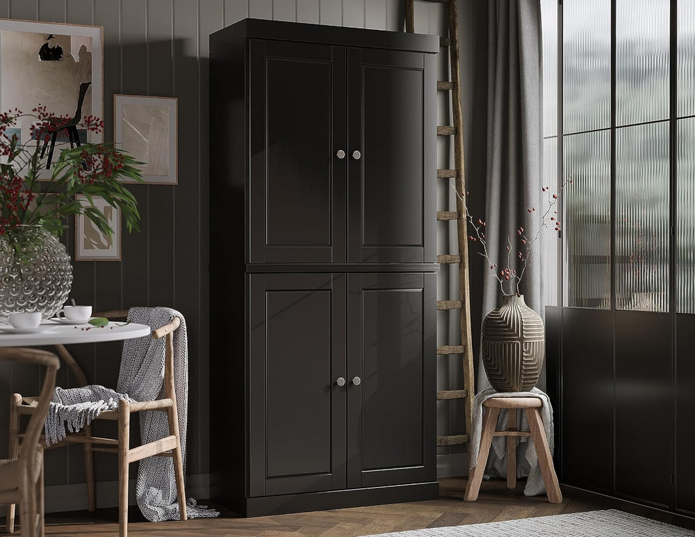 Palace Imports Solid Wood Kitchen Pantry Cabinet - 71.5" Tall x 32"...