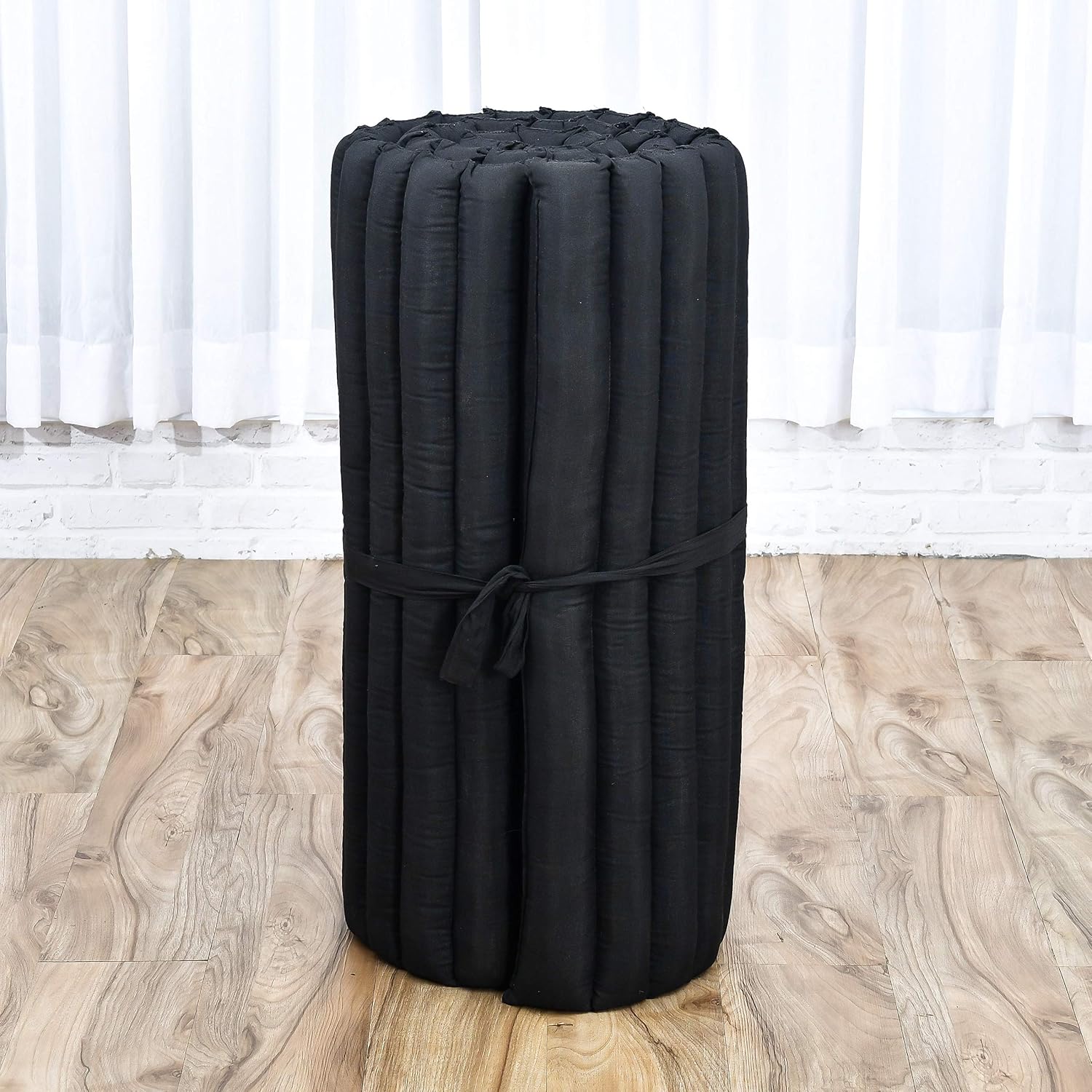 Leewadee Thai Roll Mat 75 x 28 inches Kapok Firm | Breathable folding mattress for sleeping, yoga, meditation & massage. For travel, camping, the car or as a guest bed