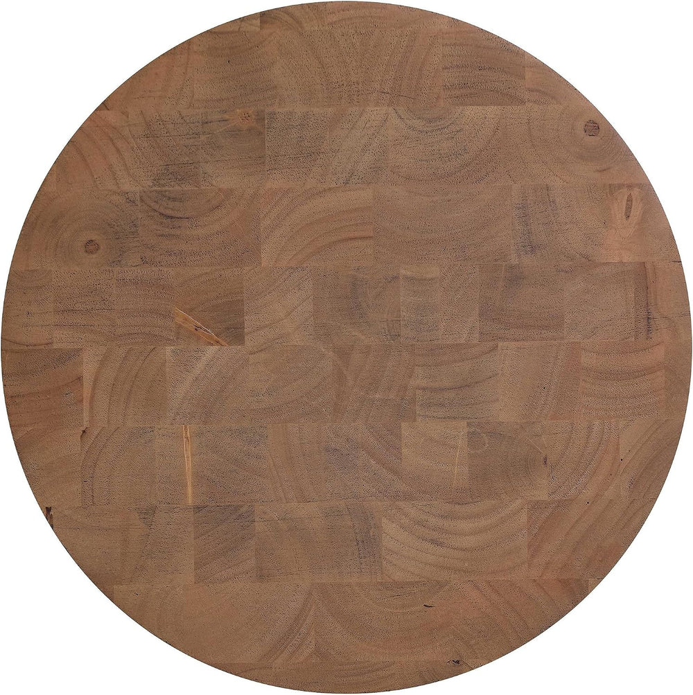First of a Kind Accent Table in Cognac Rubberwood