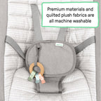 Ingenuity Keep Inmotion Automatic Baby Rocker Seat, with Remote Control for Vibration, Music & Volume Control, Premium Materials, 0-6M - Soulful Skies