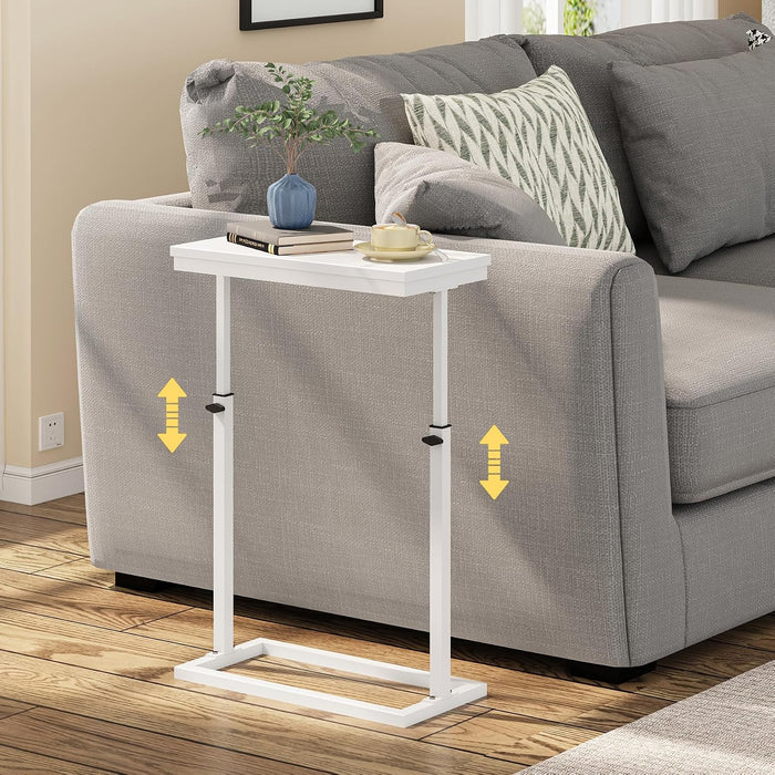 TUTOTAK End Table, Side Table, Tall Couch Table, Sofa Table, Set of 2