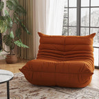 Adults Bean Bag Chairs Togo Couch Comfy Lazy Floor Sofa, 1 Seater