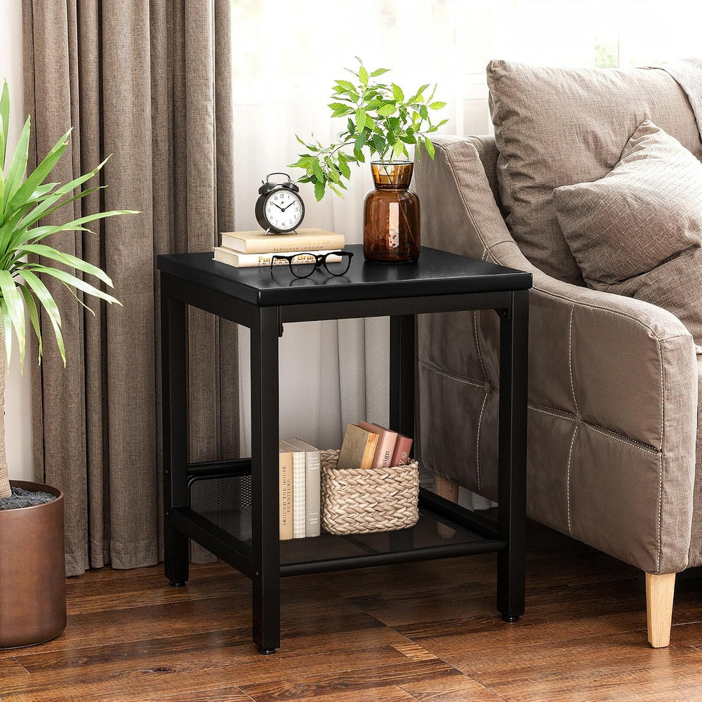 Recaceik 3-Piece Living Room Coffee Table Set, Industrial Coffee Table with 2...