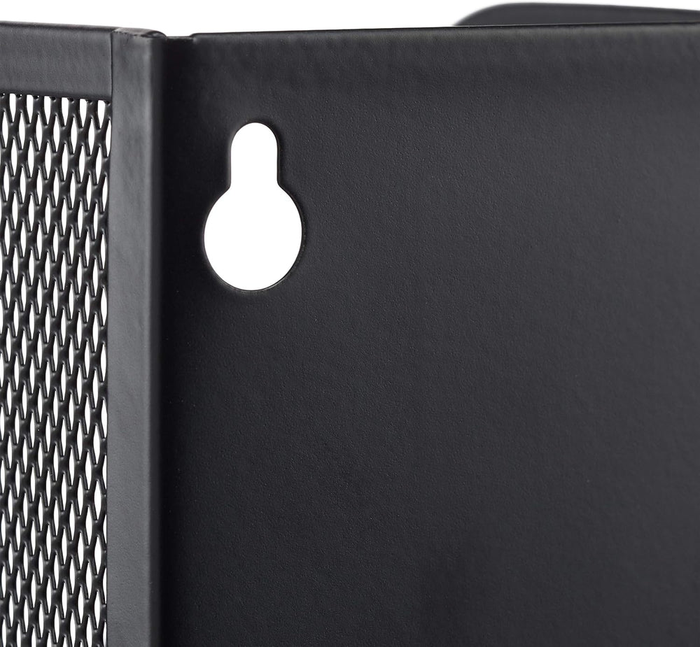 Relaxdays Stand Metal Mesh Upright Lever Arch File A4 to C4, Archive Box, Eye...