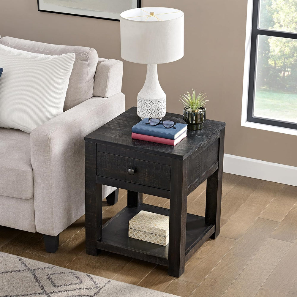 Alaterre Furniture Durham Bedroom Nightstand - 20in Small Side Table Set with...