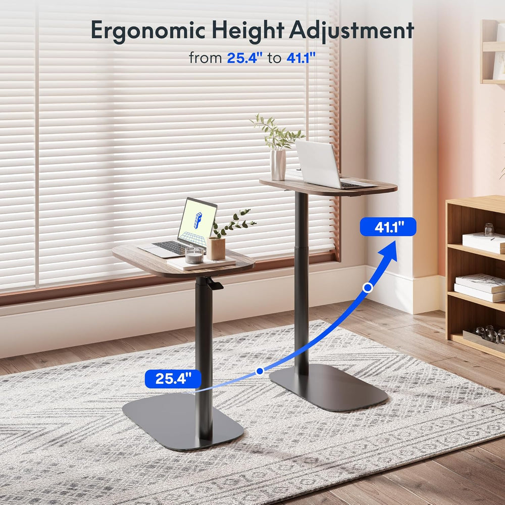 FLEXISPOT Adjustable C Table, Snack Side End Table Sofa Couch Bedside Table L...
