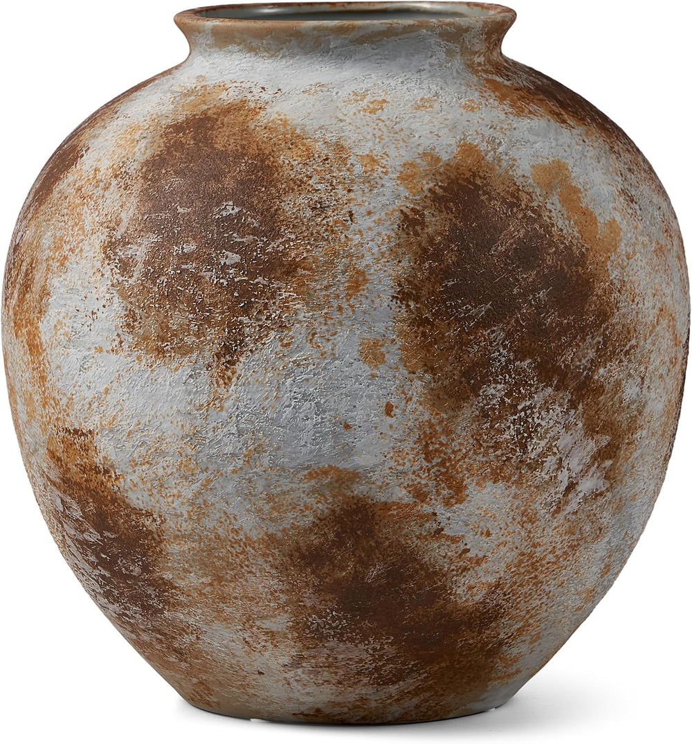 7.8 Inch Ceramic Vase, Stone Yellow