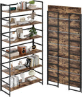 Vintage Multifunctional Folding Bookshelf, No-Assembly Plant Stand Storage Rack Shelves for Home Office