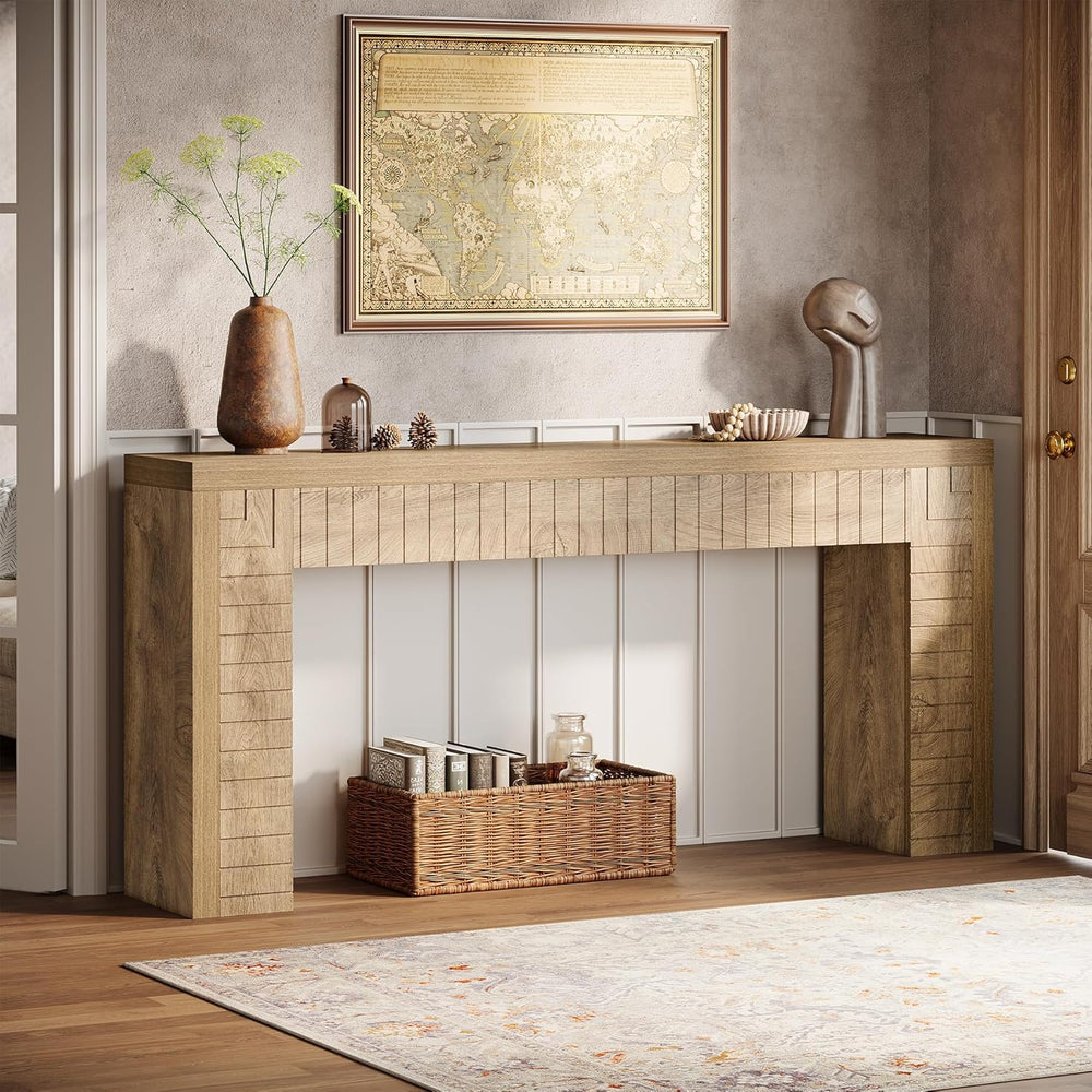Tribesigns 70.9-Inch Extra Long Console Table for Entryway, Narrow Sofa Table...