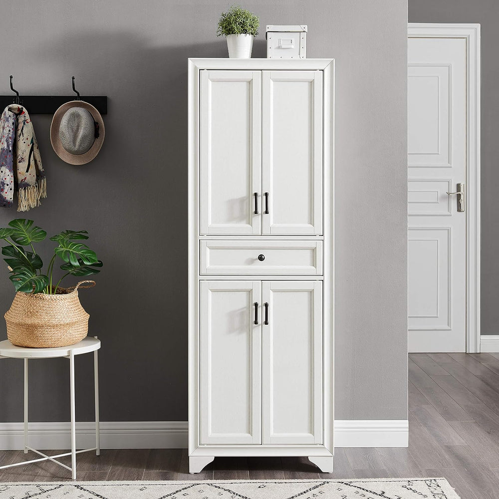 Crosley Furniture Tara Pantry Storage Cabinet with Shelves, Kitchen, Dining, ...
