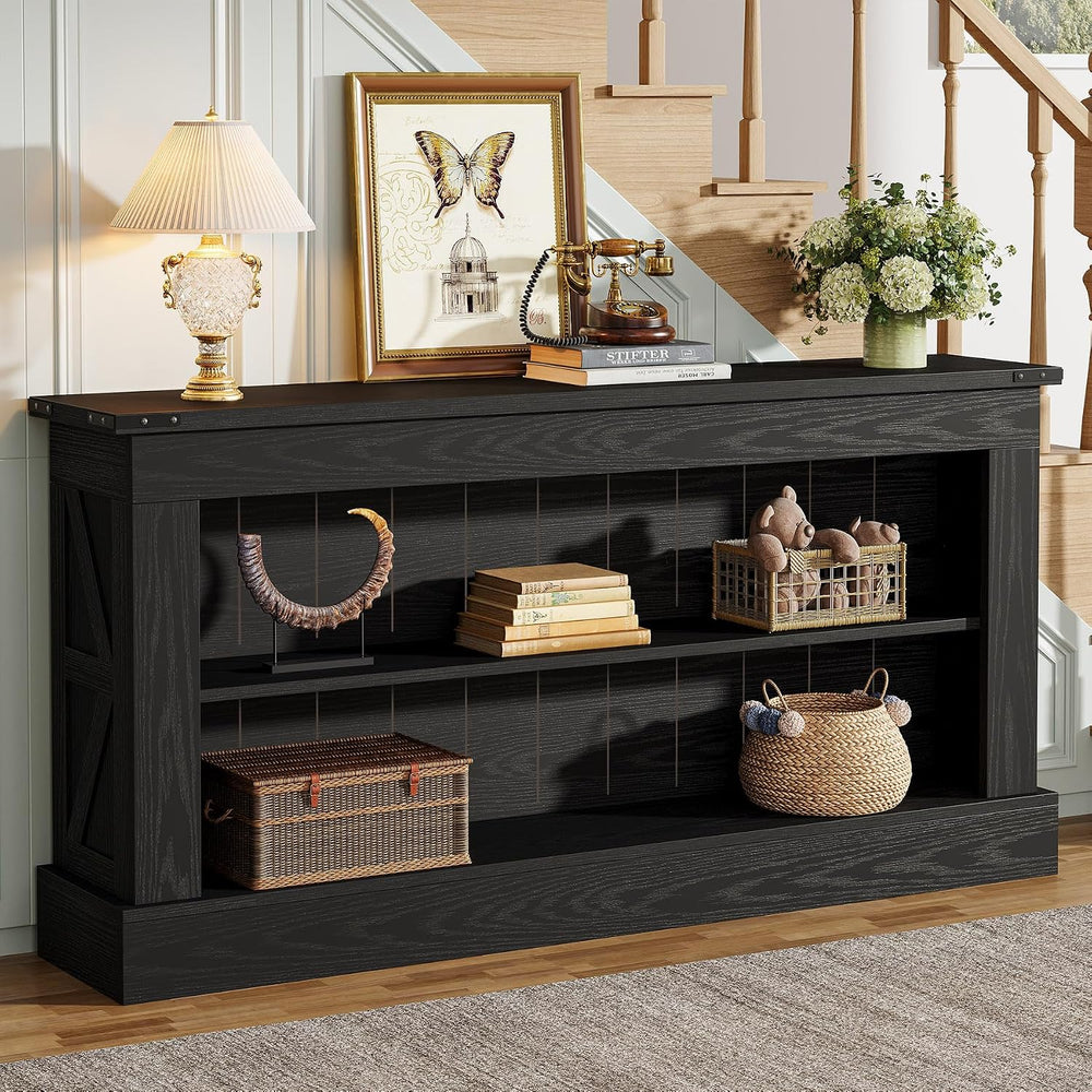 Tribesigns 63-Inch Long Console Table for Entryway, Narrow Long Entry Table w...
