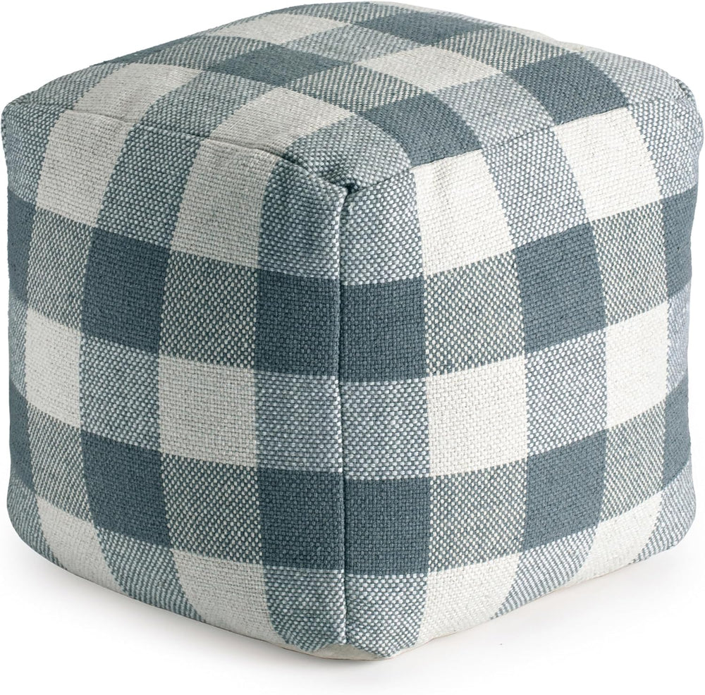 Anji Mountain 20" H x 20" W Handmade Pouf Ottoman for Living Room &...