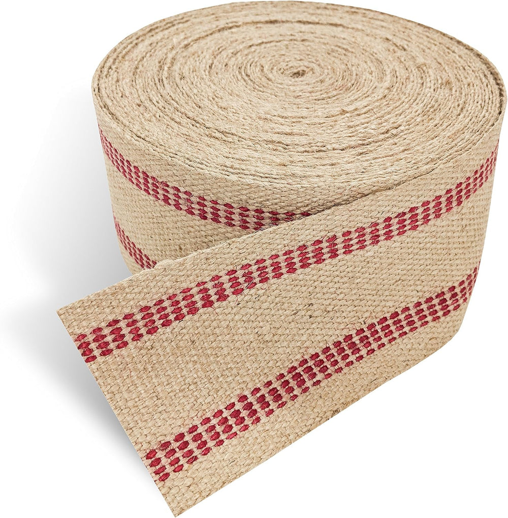 AK TRADING CO. Natural Jute Webbing (Burlap) 3.5 Inches X 72 Yards - Natural ...