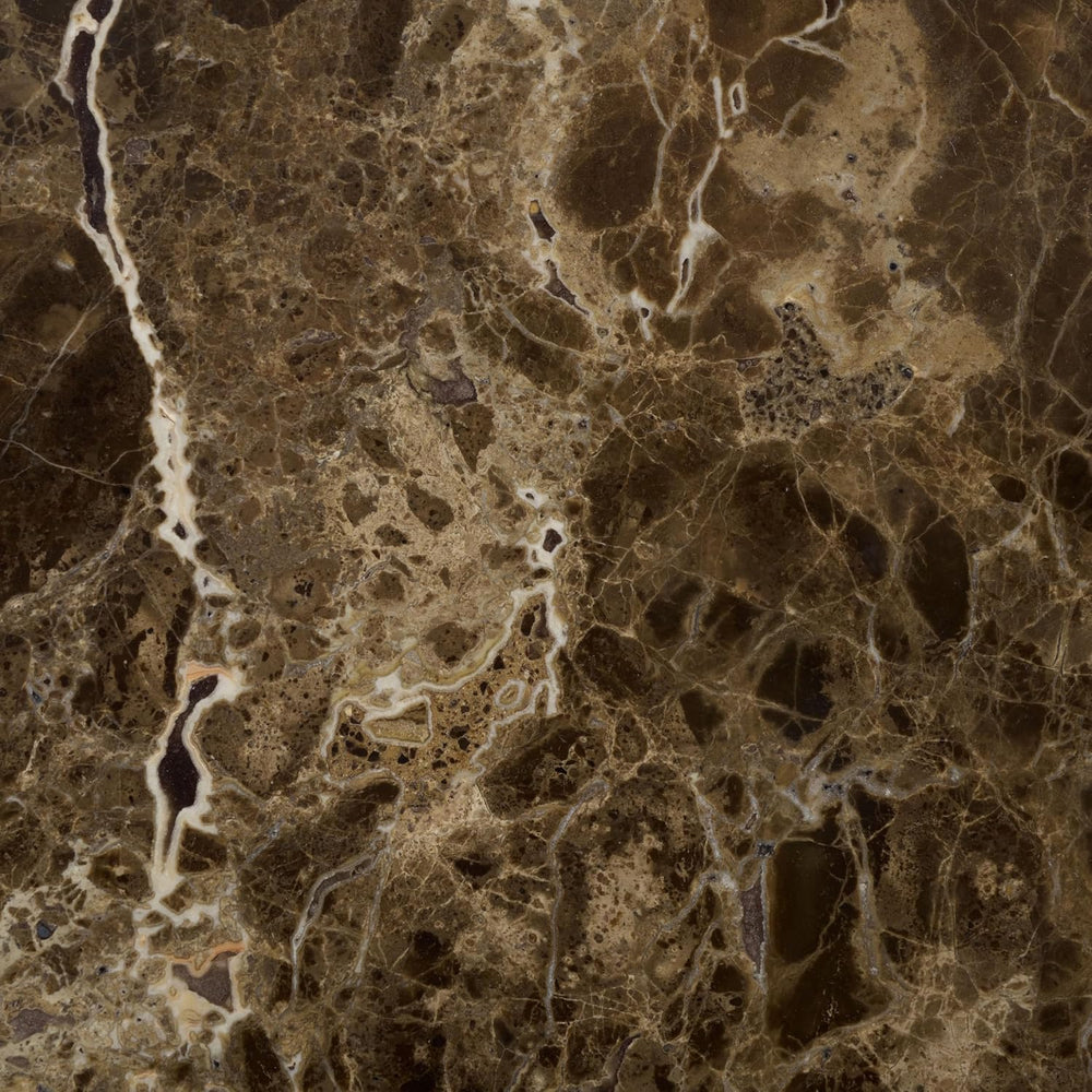 SAFAVIEH Couture Collection – Shayrina Walnut & Dark Brown Marble Accent ...