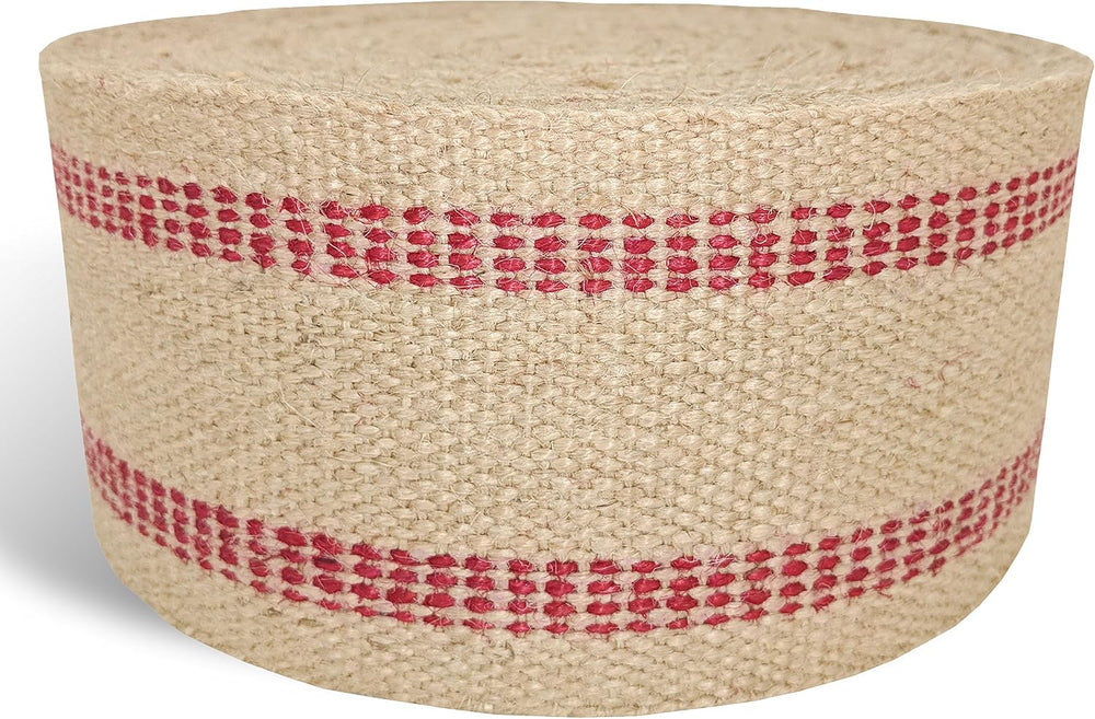 AK TRADING CO. Natural Jute Webbing (Burlap) 3.5 Inches X 72 Yards - Natural ...