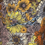 Retro Sunflower Flower Laundry Hamper With Handles Foldable Oxford Cloth Daisy Floral Tote Bag Colorful Laundry Basket Clothes Toy Storage Bucket 8.9"x16.5"For Bathroom/Laundry/Bedroom