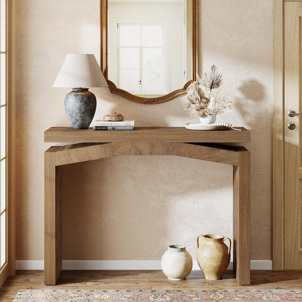 Tribesigns 40-Inch Console Table for Entryway, Farmhouse Wood Entry Table | S...