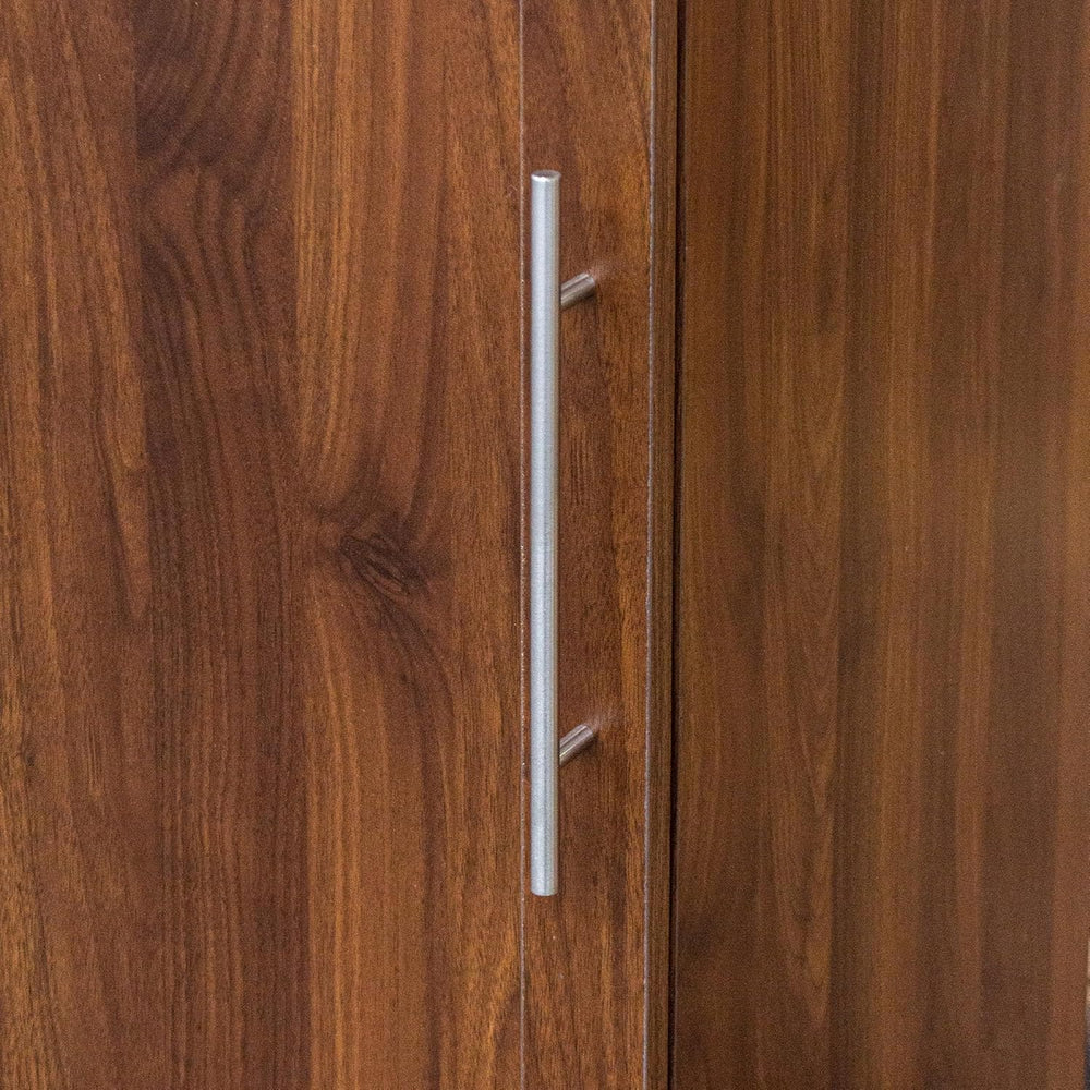 70" Tall Slim Pantry Cabinet with Side Racks & Adjustable Shelves (W...