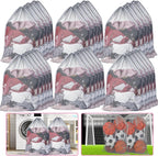 Berlune 30 Pack 24 x 36 Inches Large Mesh Bags for Laundry, Wash bags, Sturdy Mesh Material Closed with Drawstring, Factory, University, Dormitory, Travel and Apartment Dweller (Gray)