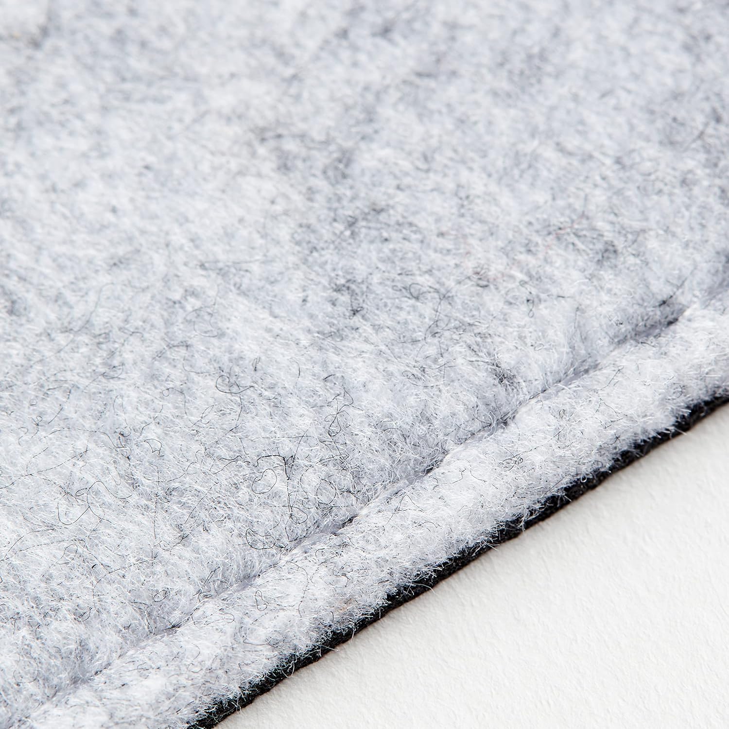 Premium Felt Desk Mat | Medium 12" x 36" | Multifunctional Desk Pad for Home Office | Light Gray