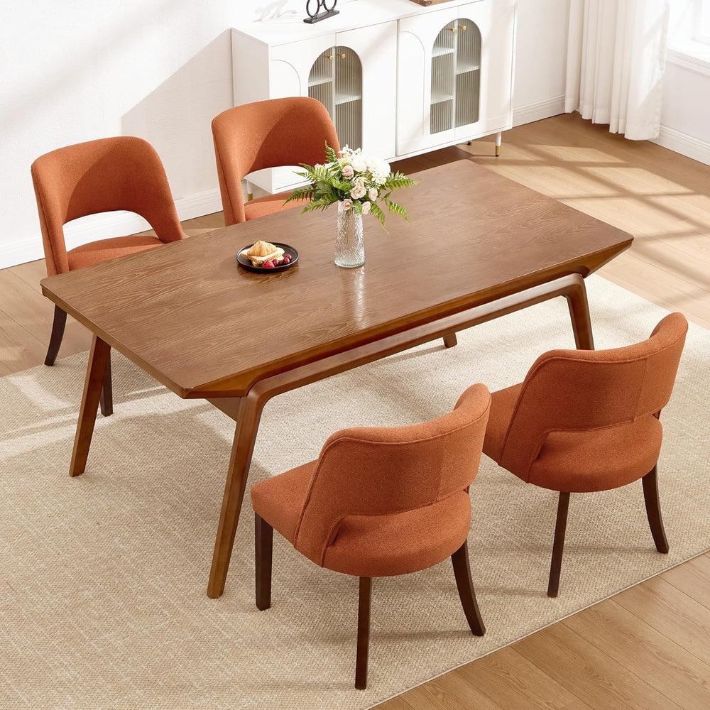 Dining Chairs Set of 4,Modern Dining Room Chairs with Thick Cushions,Upholste...