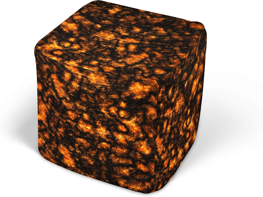 Hot Lava Pouf Ottoman (18 inches)