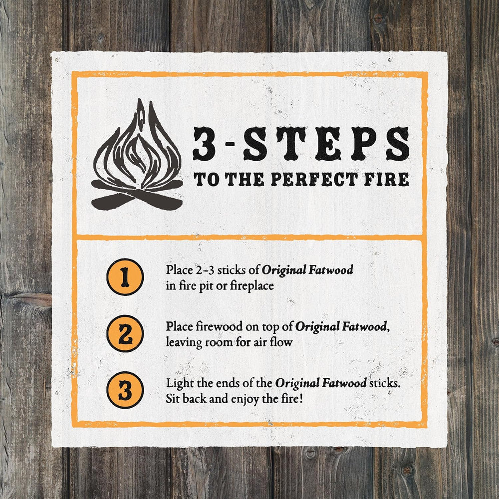 Fatwood Fire Starter Sticks 10lb Box - Indoor or Outdoor 100% All Natural Pin...