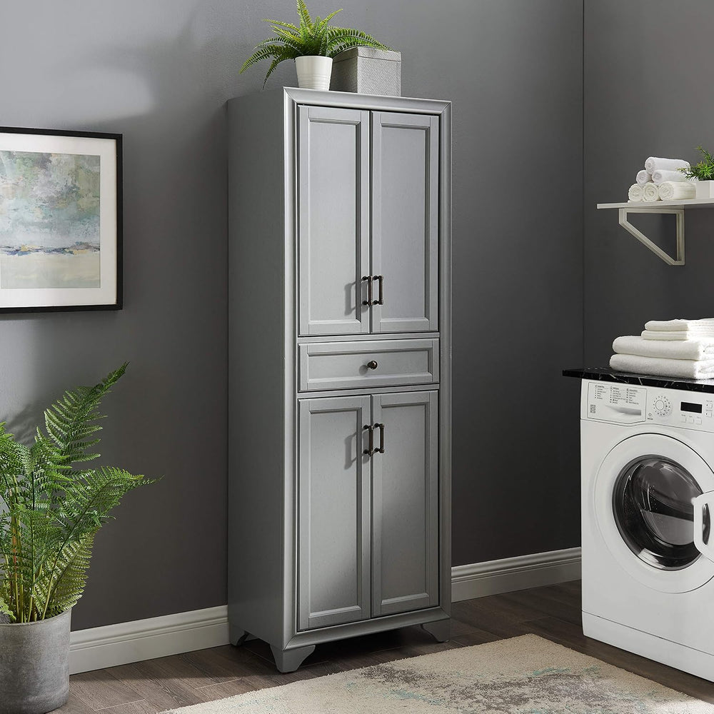 Crosley Furniture Tara Pantry Storage Cabinet with Shelves, Kitchen, Dining, ...